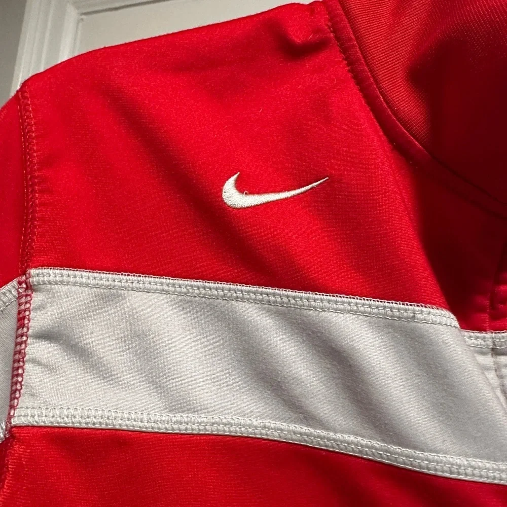 Vintage Nike Mens Sz:XL Full Zip Long Sleeve Red Ohio State Lightweight Jacket. - Picture 8 of 13
